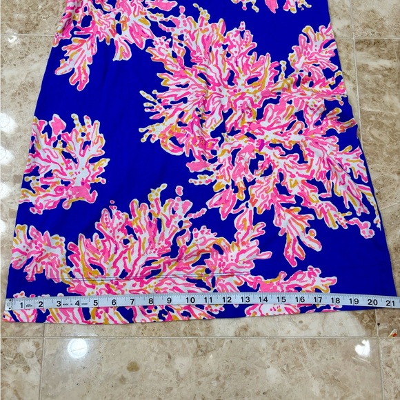 Lilly Pulitzer Marlowe Dress. Blue Electric. Size Medium - Picture 9 of 11